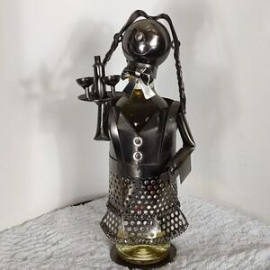 Metal "Server" Wine Bottle Holder